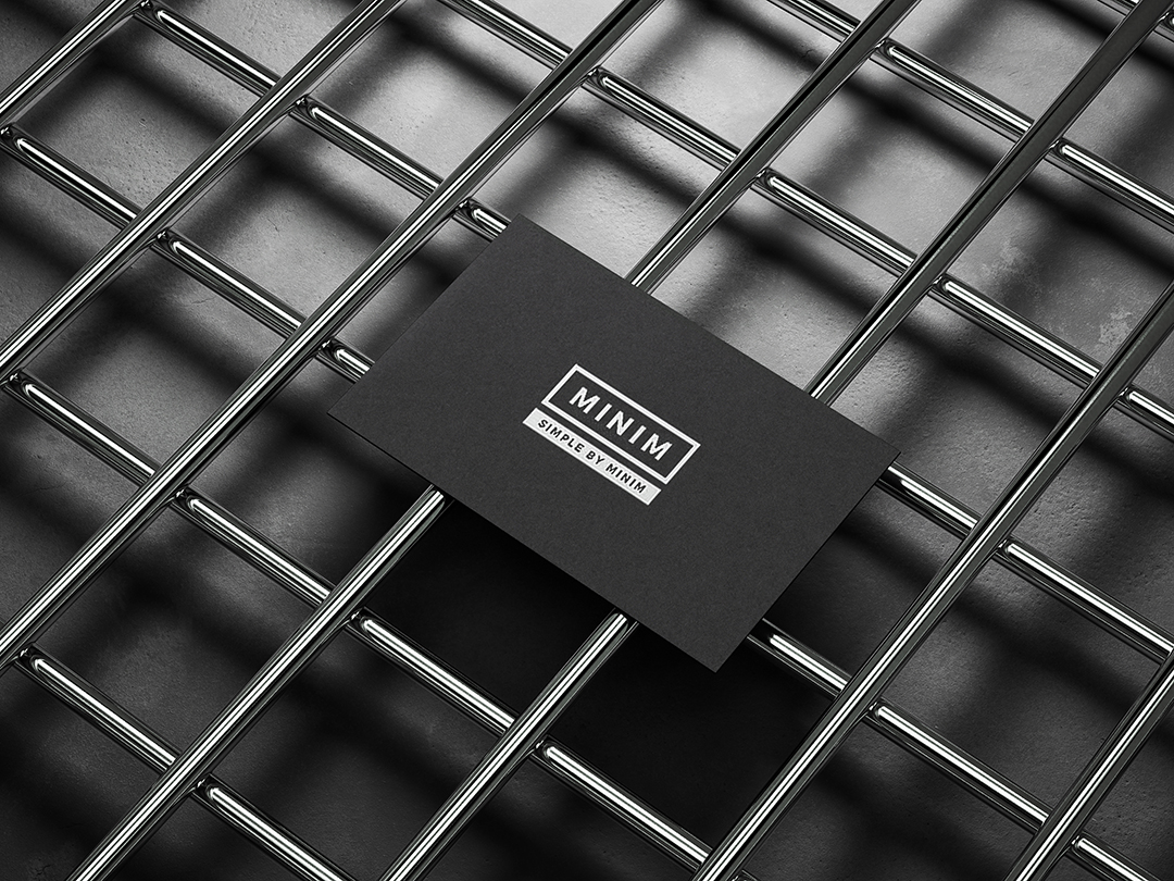 金属网格名片样机