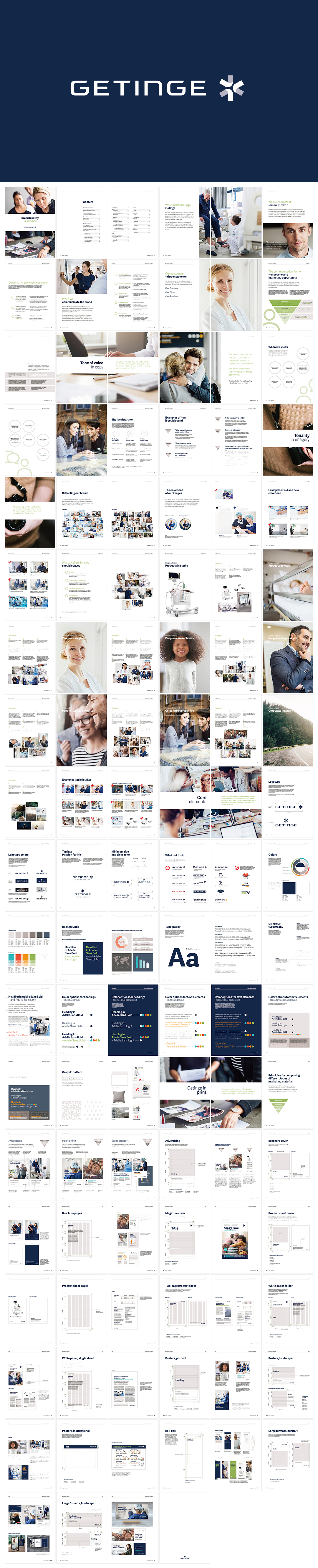 瑞典医疗技术公司Getinge集团品牌VI手册