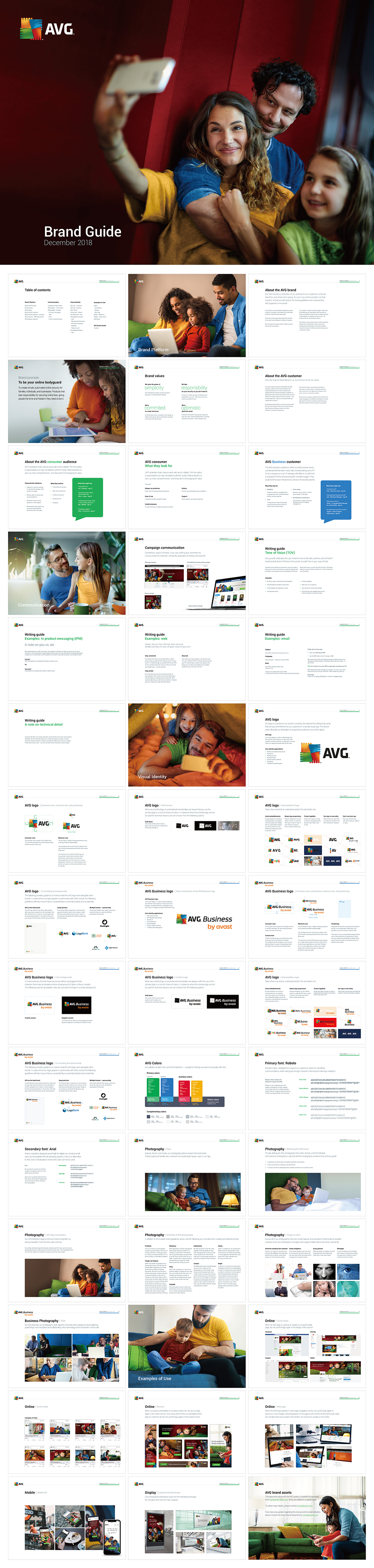 捷克杀毒软件AVG品牌VI手册