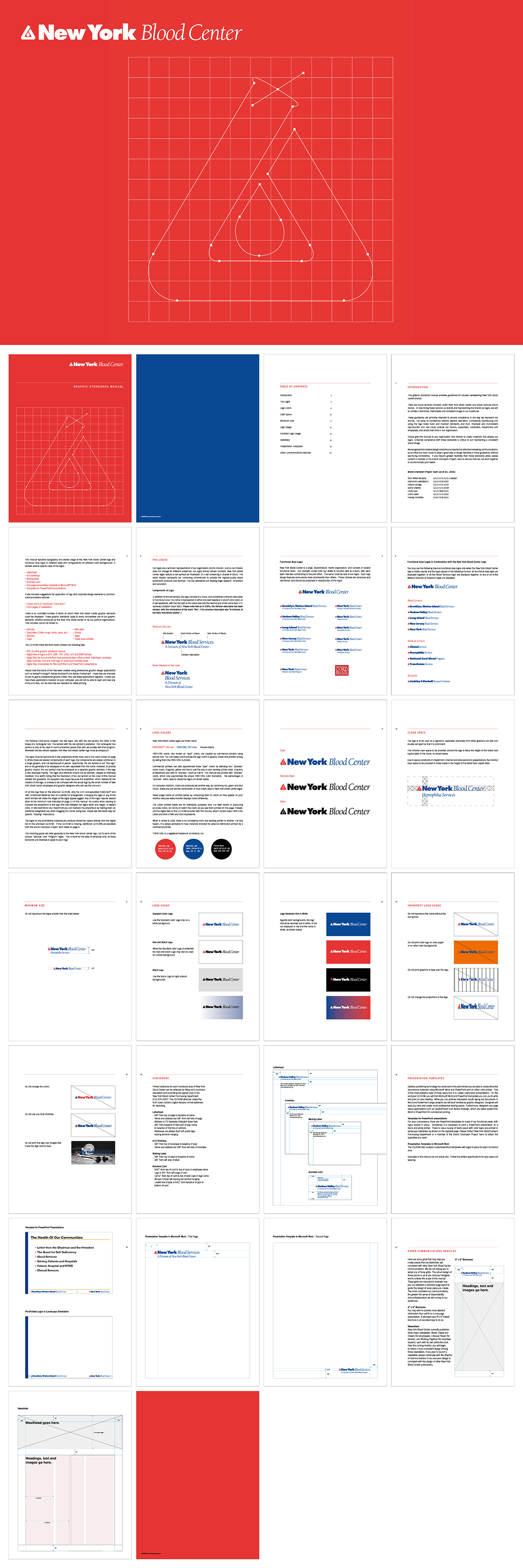 美国纽约捐血中心nybc品牌VI手册