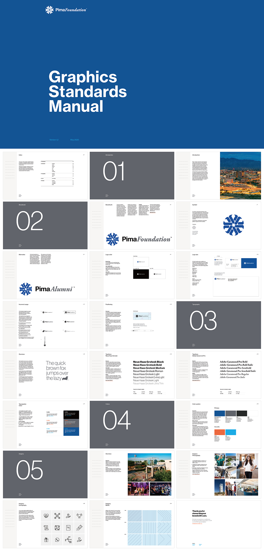美国Pima Foundation基金会品牌VI手册