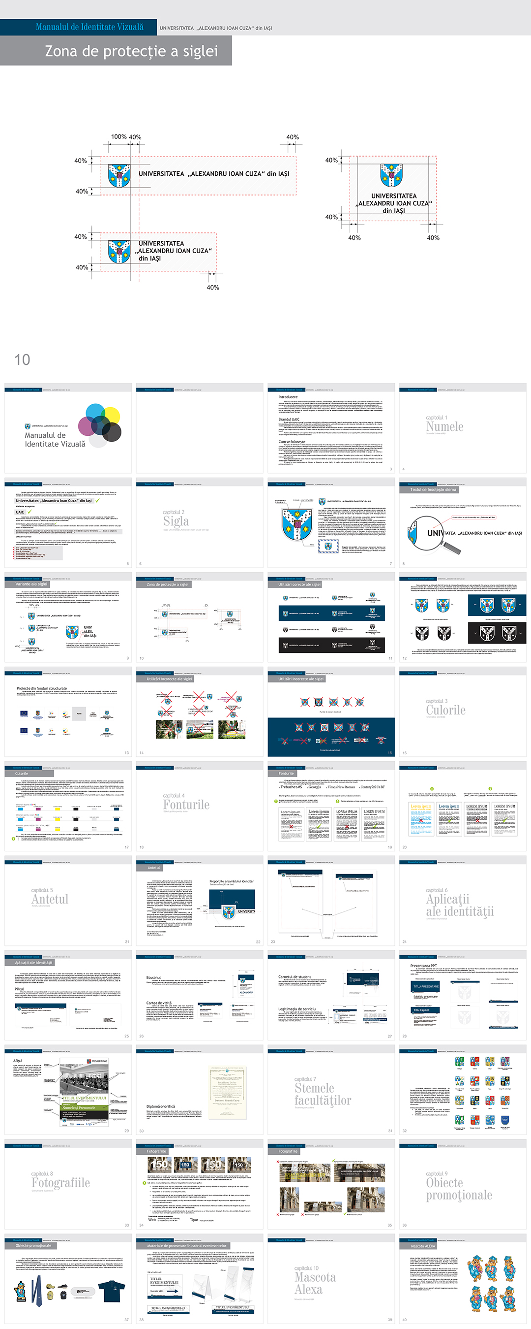 罗马尼亚亚历山德鲁伊万库扎uaic大学品牌VI手册