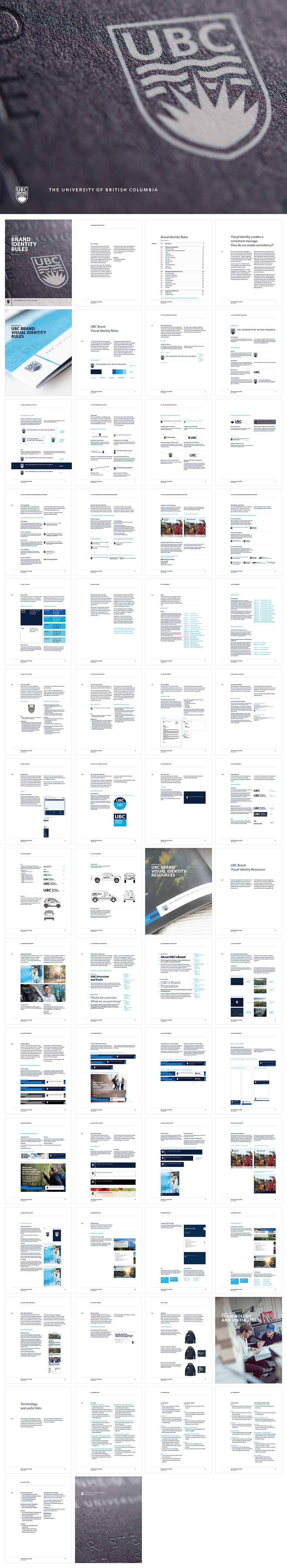 加拿大不列颠哥伦比亚ubc大学品牌VI手册