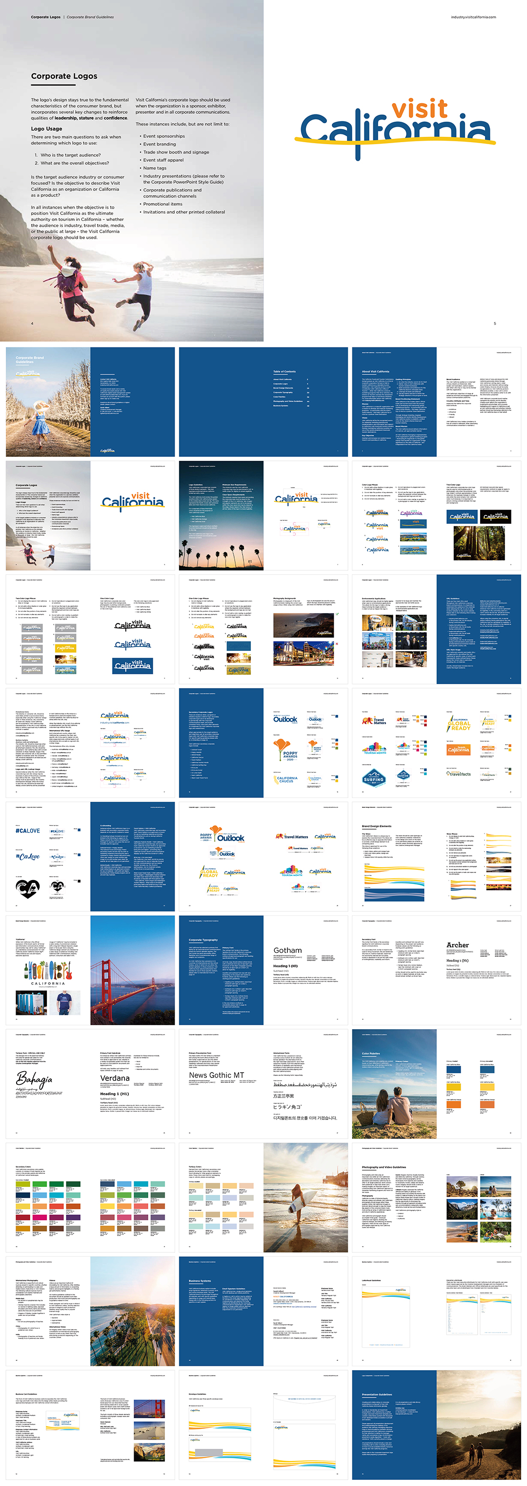 美国加州非盈利旅游组织Visit-California品牌手册