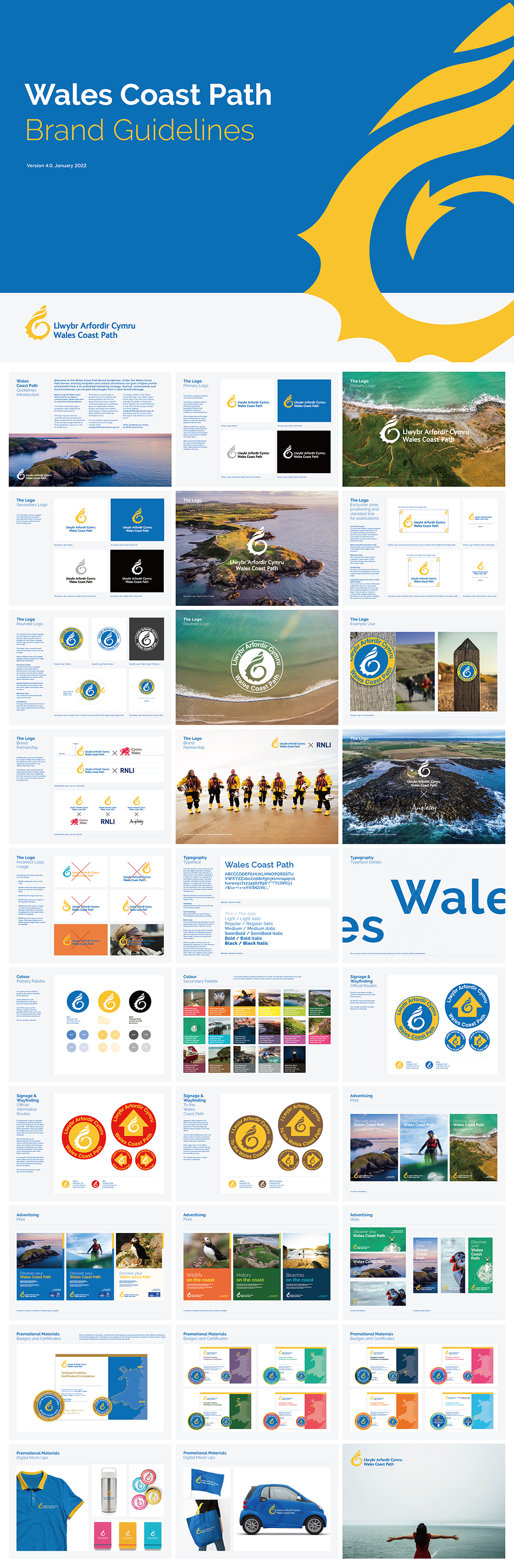 英国威尔士沿海栈道wales_coastal_path品牌VI手册