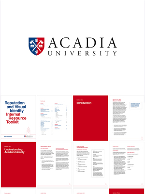加拿大阿卡迪亚Acadia大学品牌VI手册