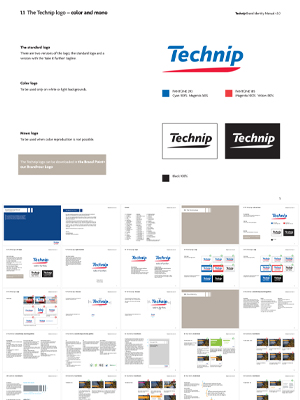 能源工程技术公司Technip品牌VI手册
