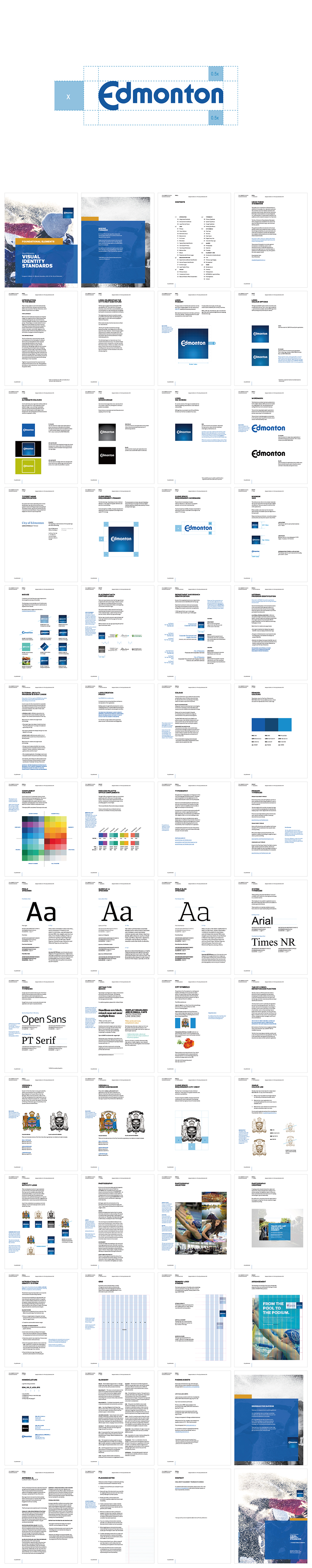 加拿大埃德蒙顿edmonton城市品牌VI手册
