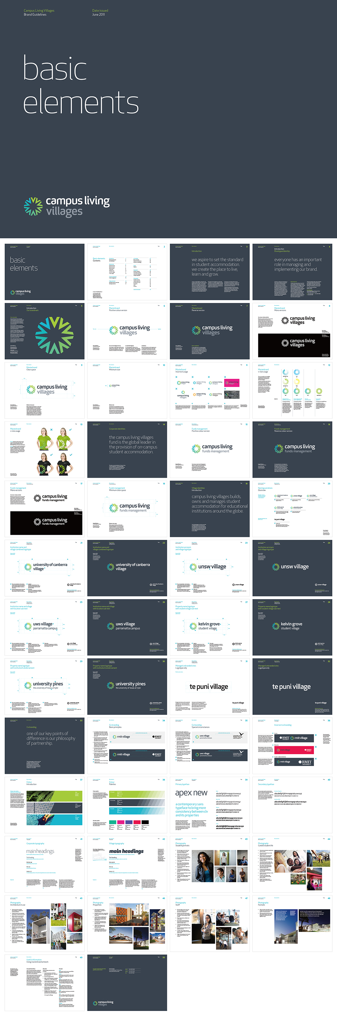 全球留学生公寓服务商Campus Living Villages品牌VI手册