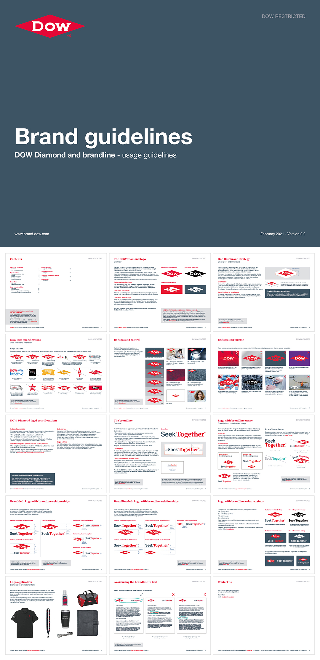 陶氏化学Dow品牌VI手册