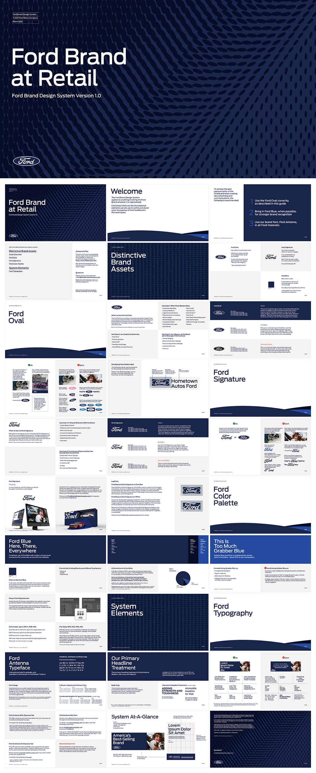 福特汽车Ford品牌VI手册