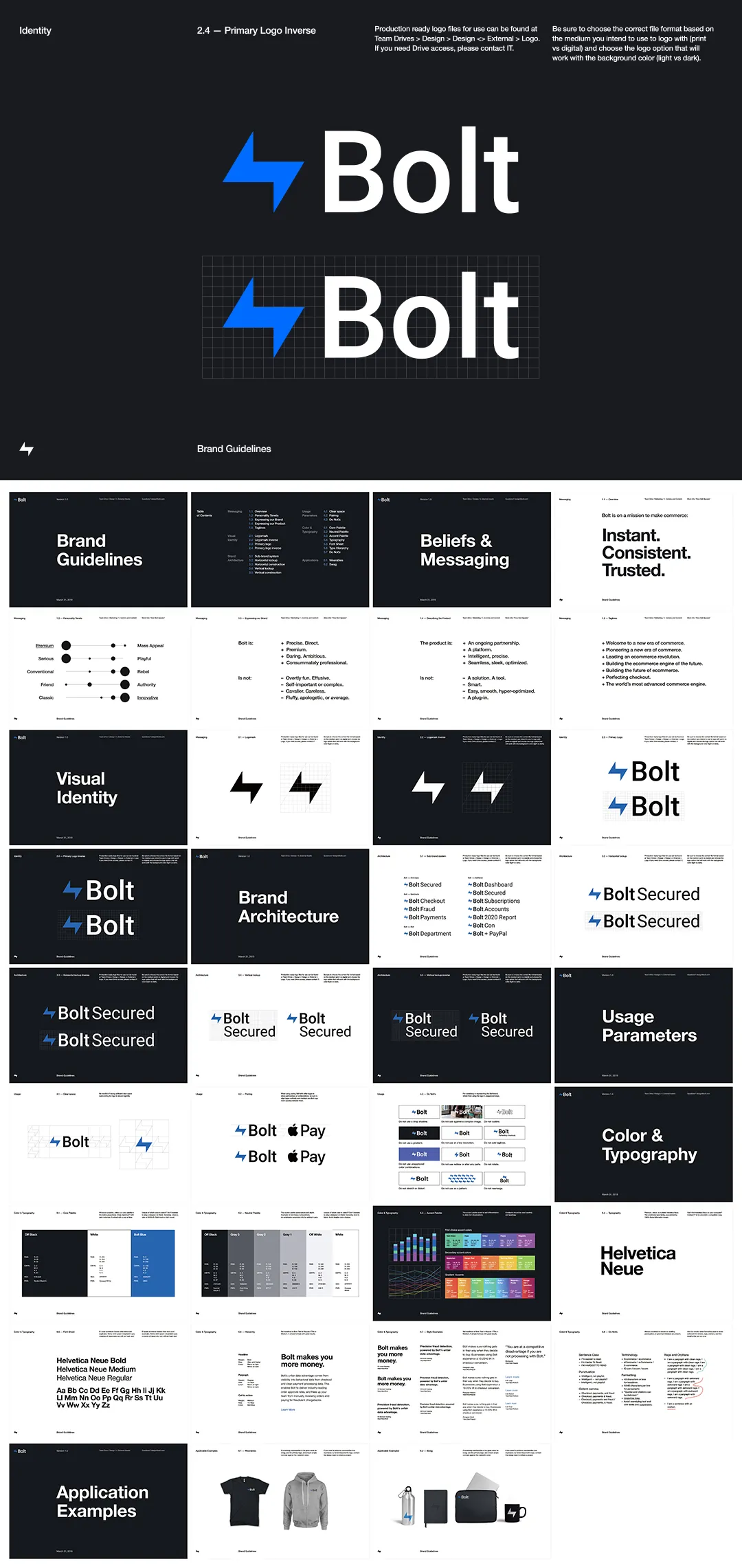 电商支付平台Bolt品牌VI手册
