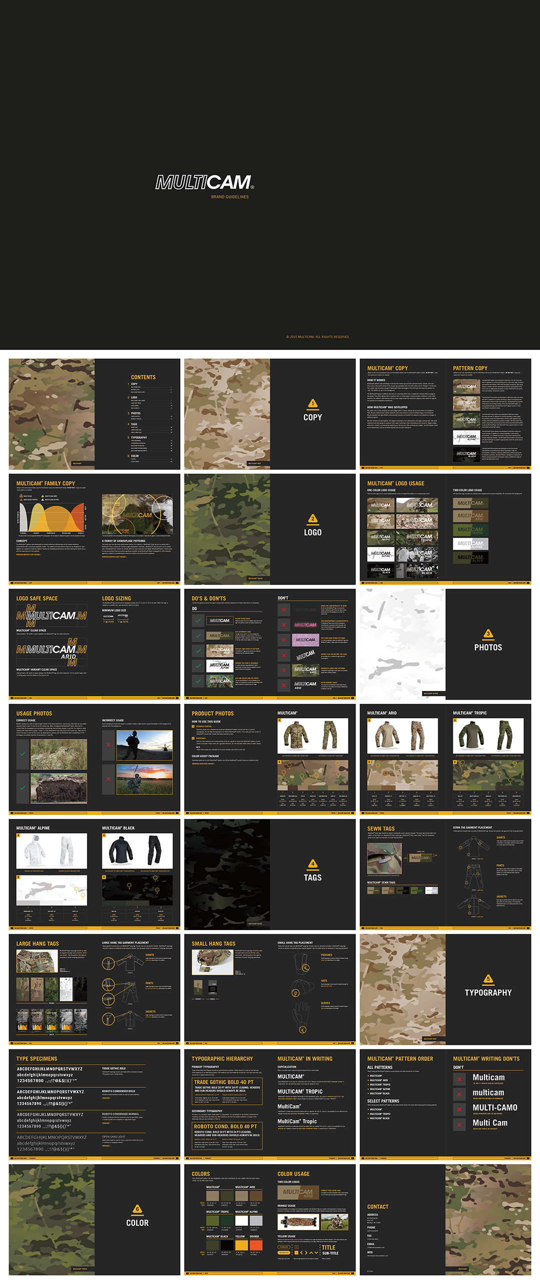美国MultiCam迷彩研发品牌VI手册
