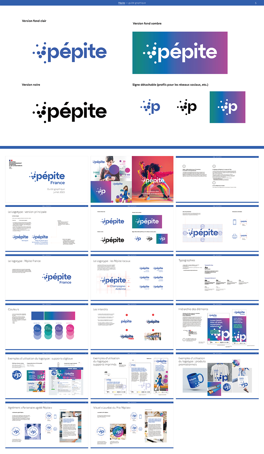 法国pepite品牌VI手册