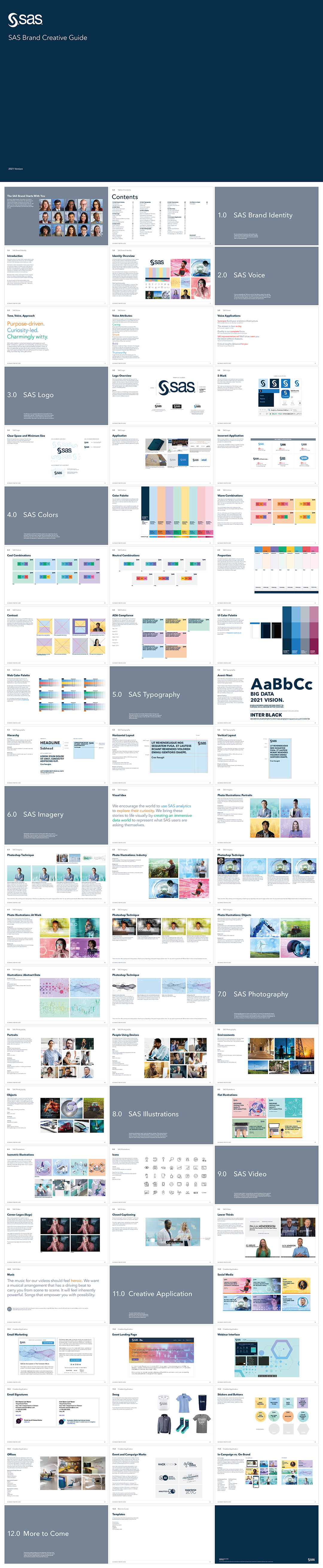 数据分析软件SAS品牌VI手册