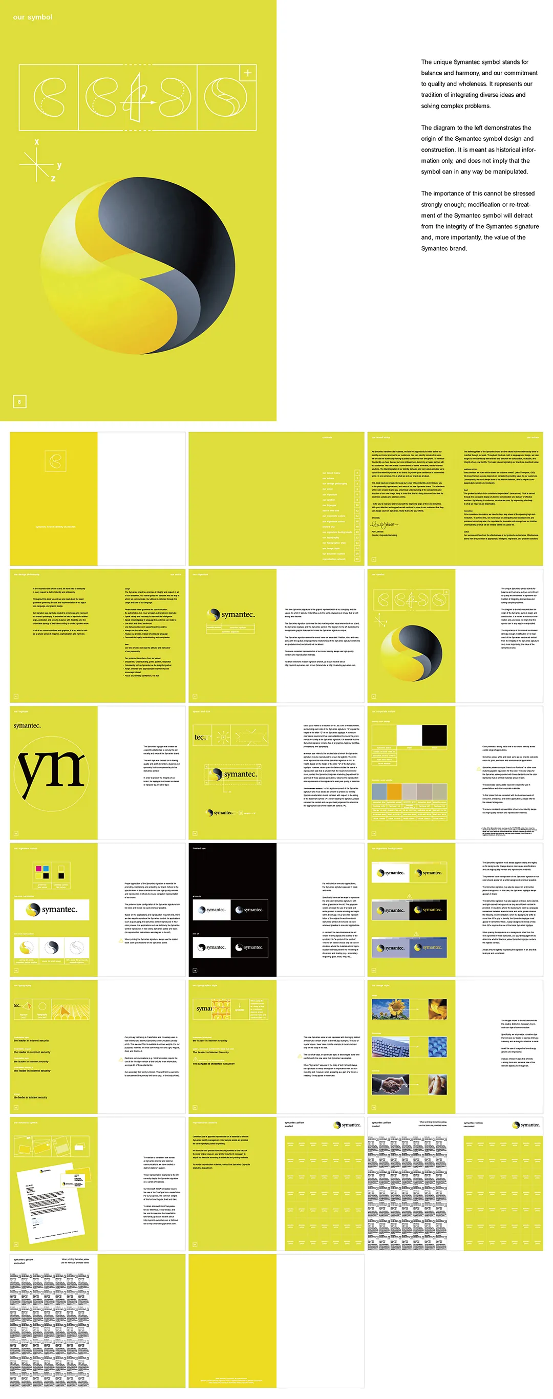 美国网络安全服务商赛门铁克Symantec品牌VI手册
