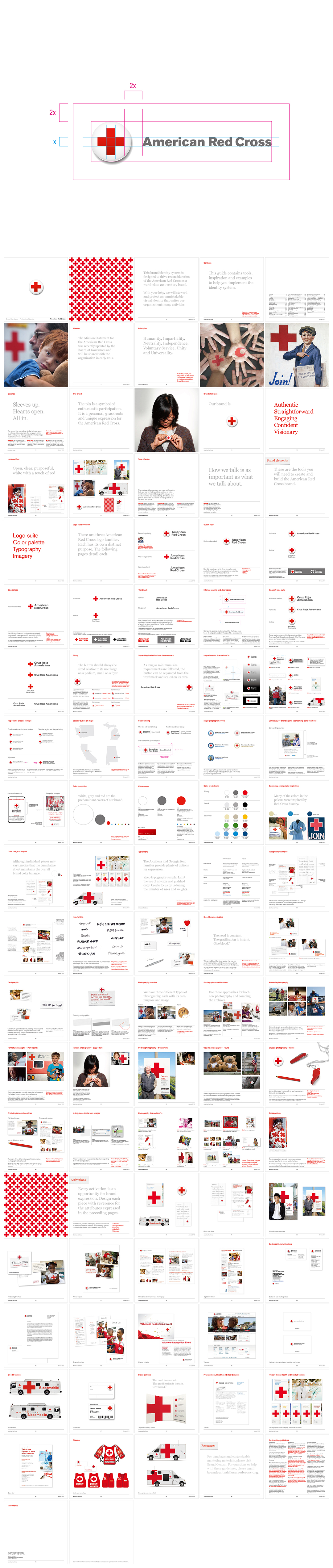 美国红十字american red cross品牌VI手册