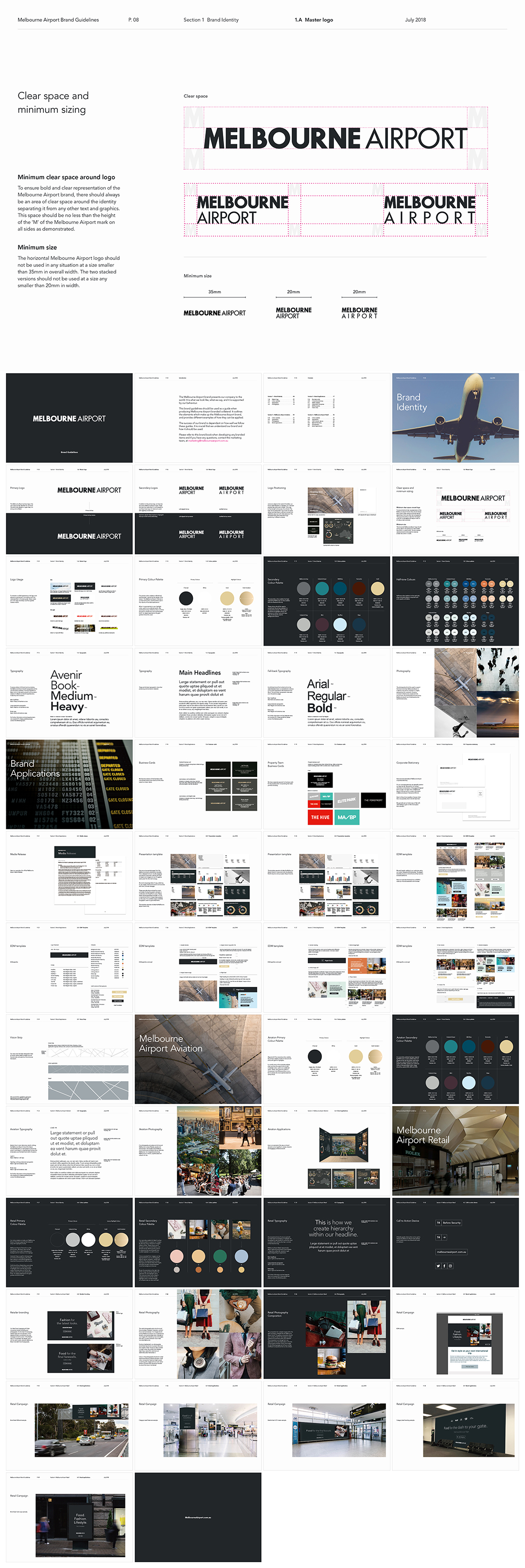 墨尔本机场Melbourne Airport品牌VI手册