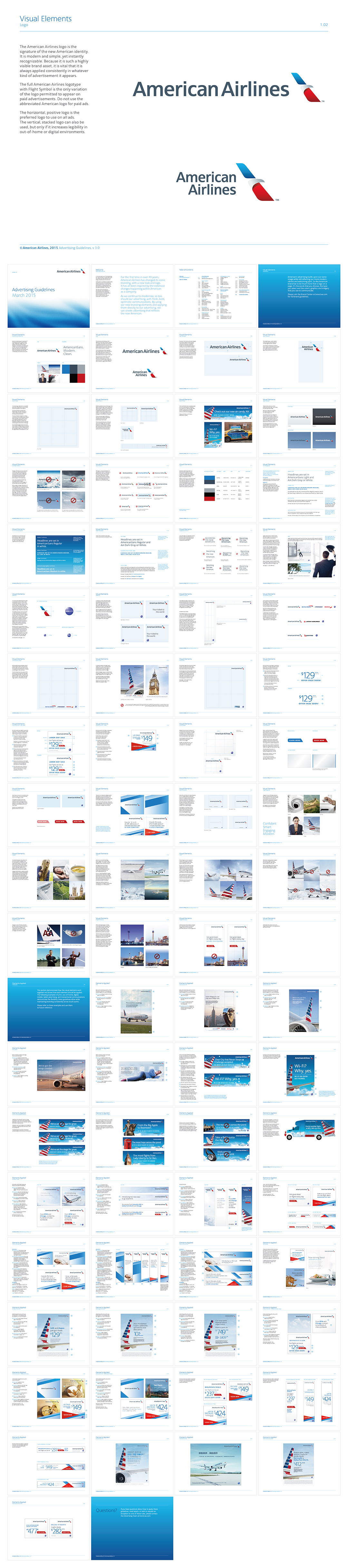 美国航空公司American Airlines品牌VI手册