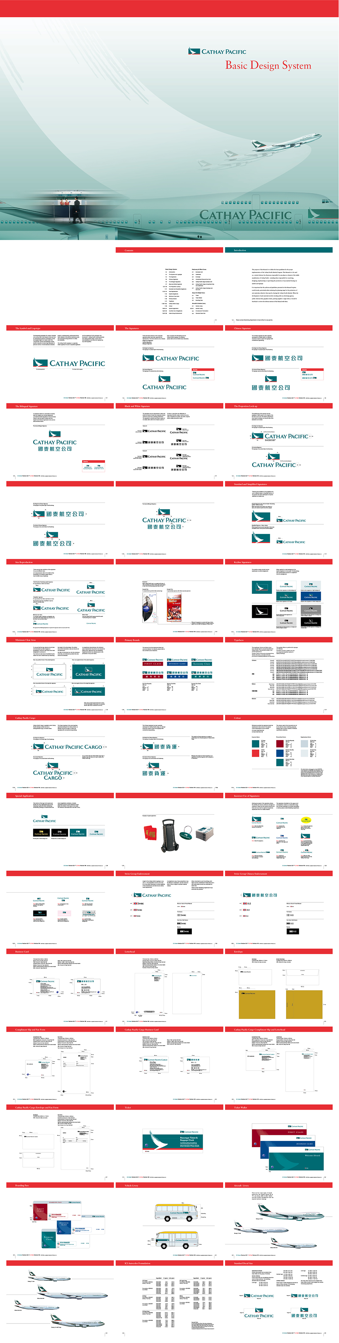 国泰航空Cathay Pacific品牌VI手册