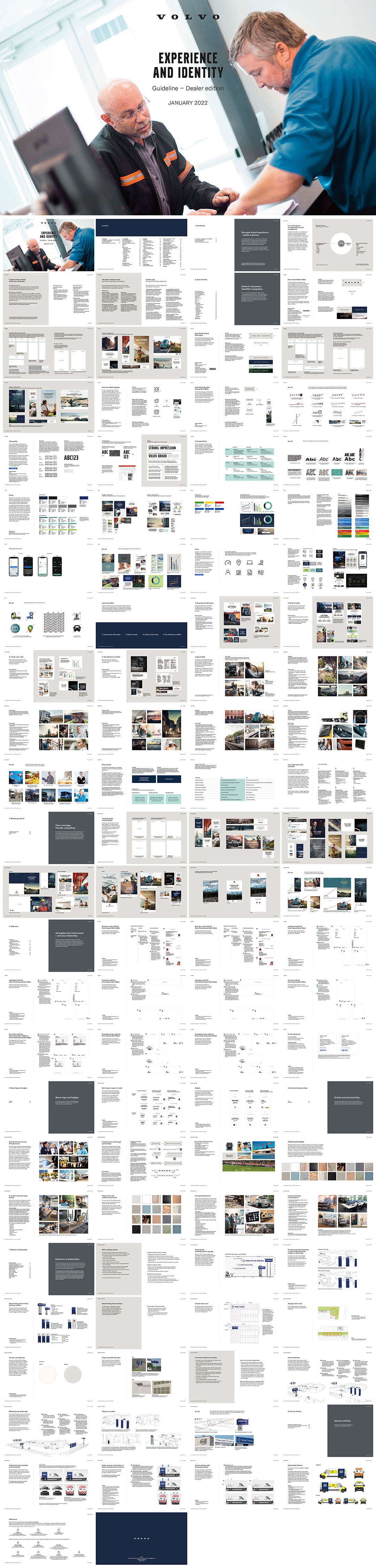 沃尔沃volvo品牌VI手册（2022年经销商版）