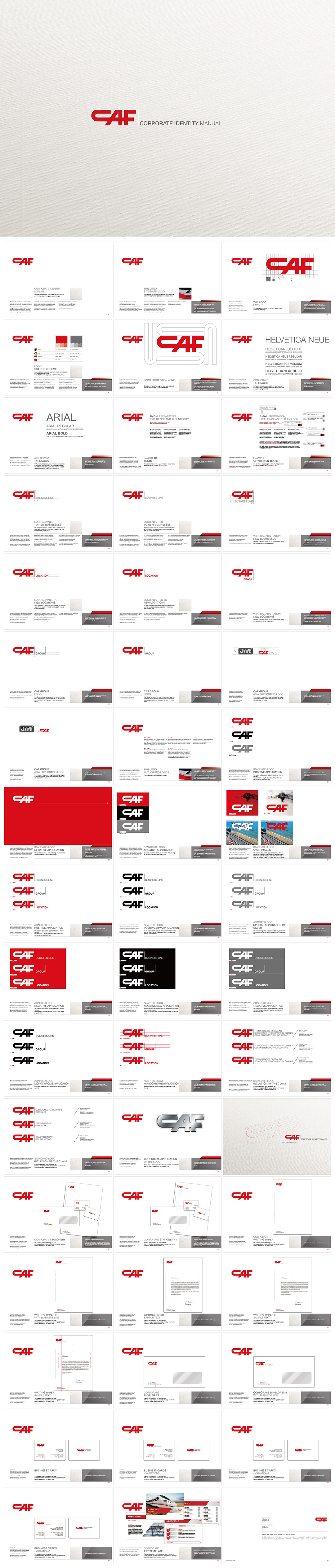 CAF轨道交通品牌VI手册