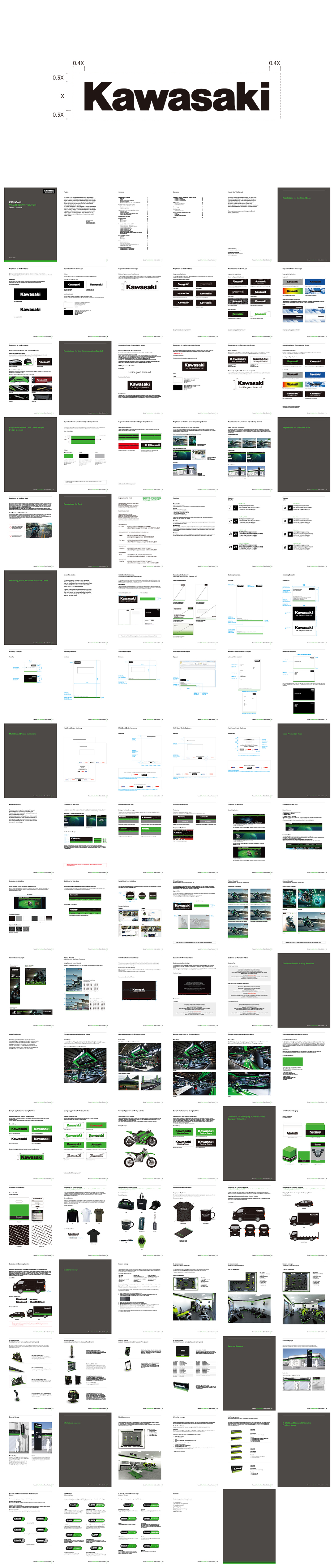 川崎摩托Kawasaki品牌VI手册