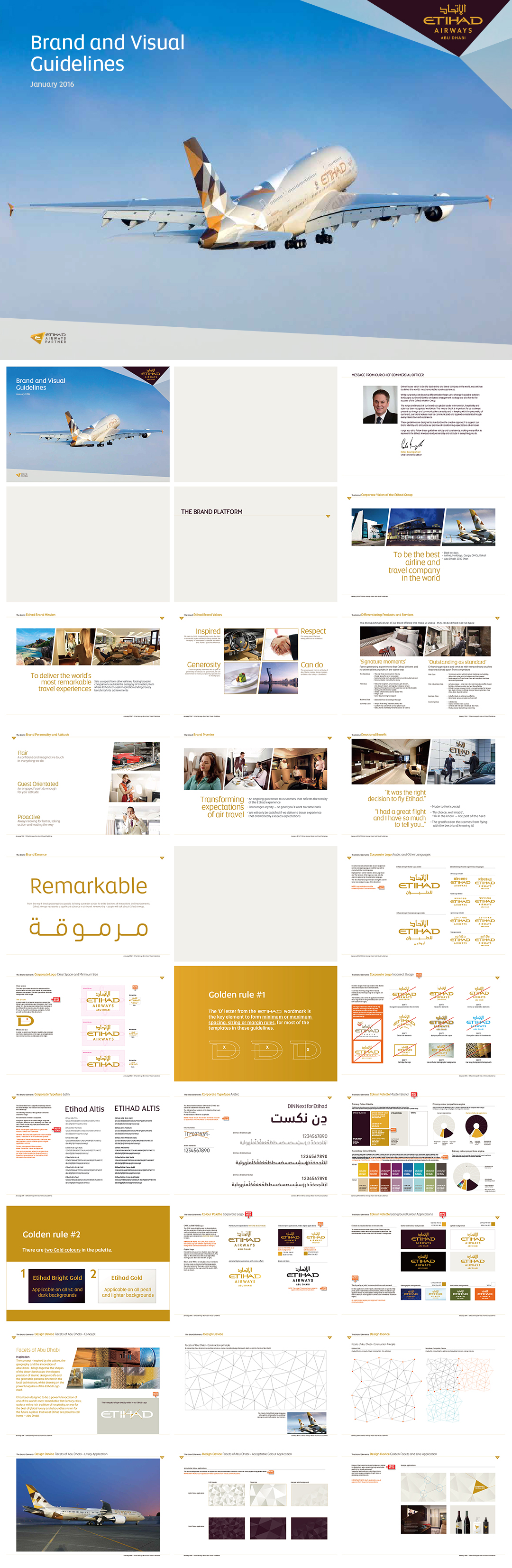 阿提哈德航空Etihad Airways 品牌VI手册