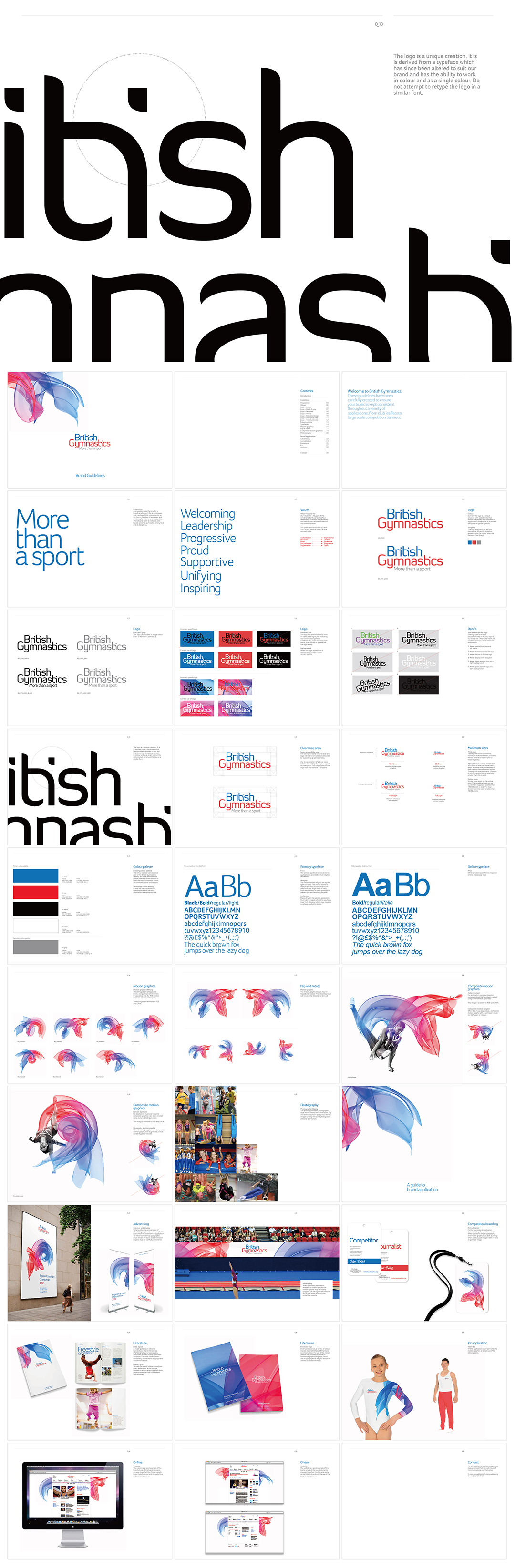 英国体操队品牌视觉规范