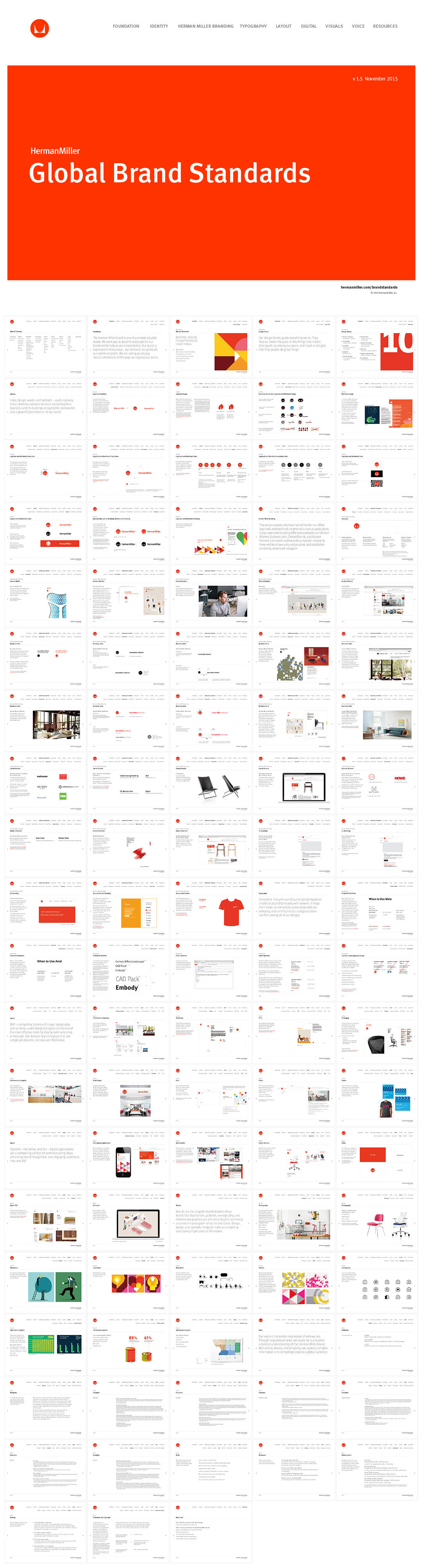 美国赫曼米勒 HermanMiller家具品牌VI手册