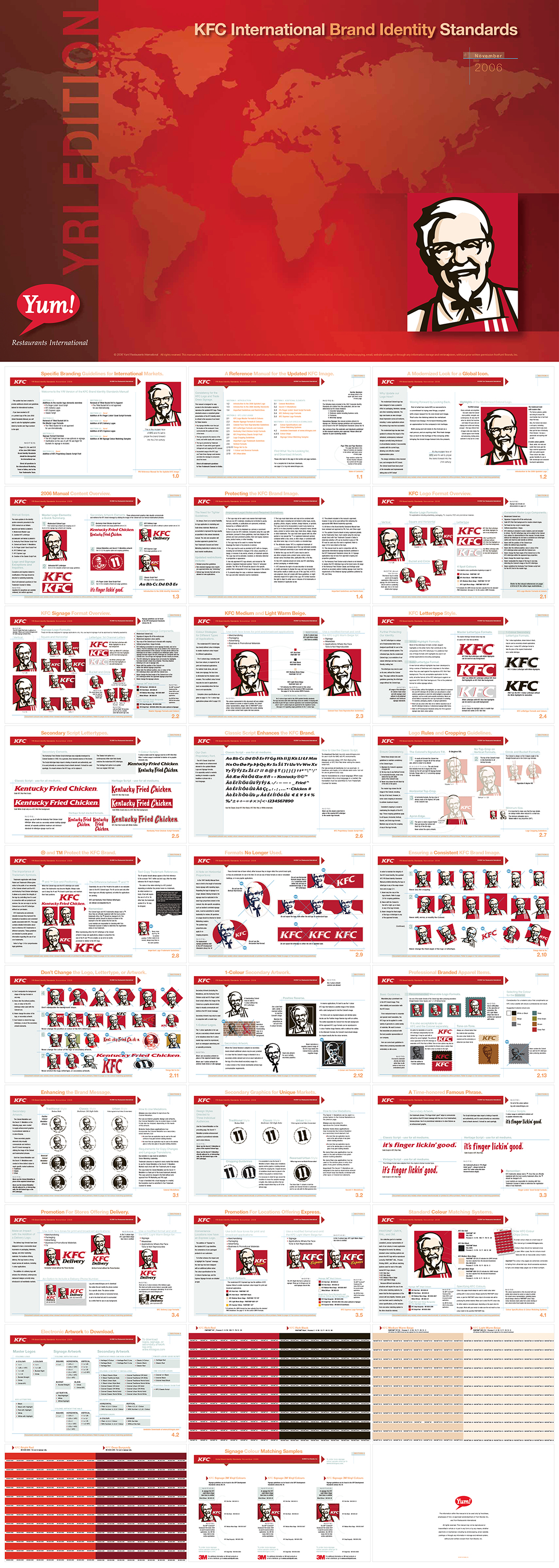 肯德基KFC品牌VI手册