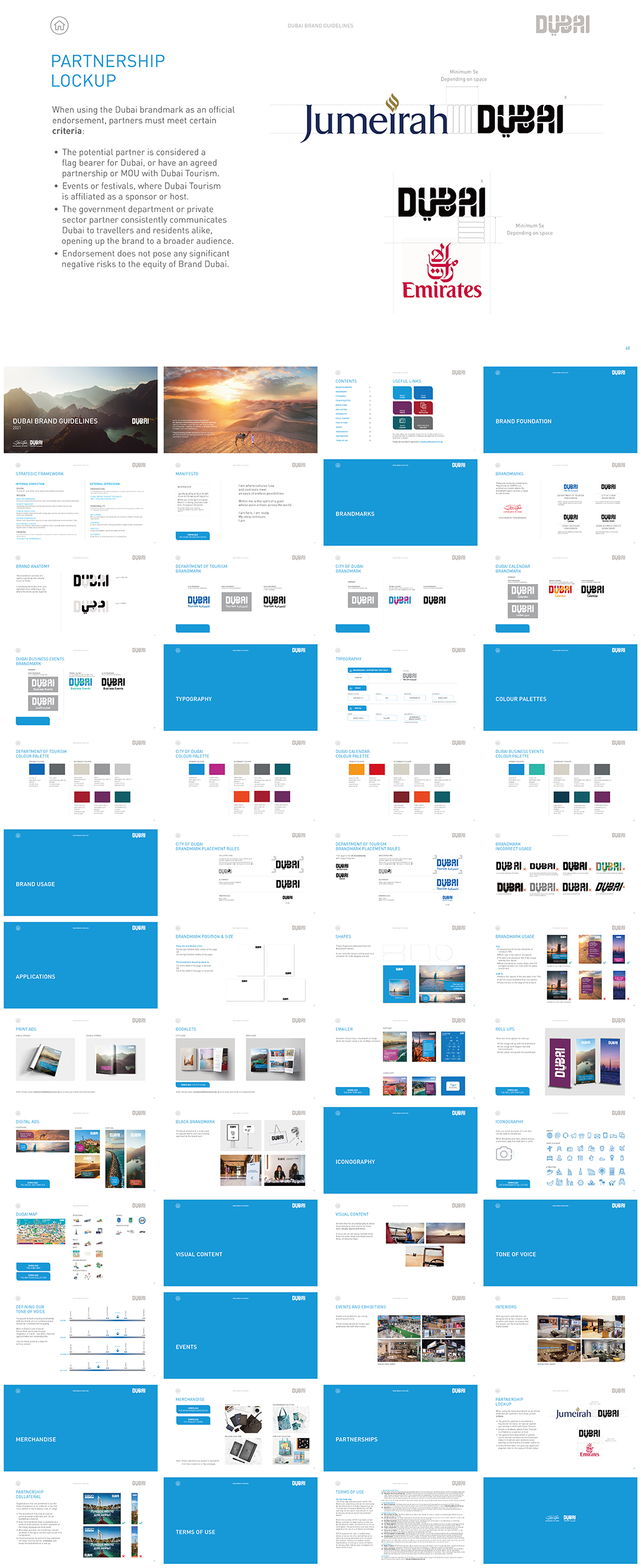 迪拜Dubai品牌指导手册