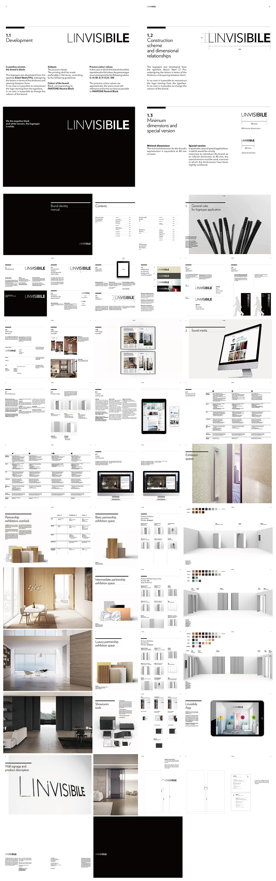 意大利门窗品牌LINVISIBILE品牌VI手册