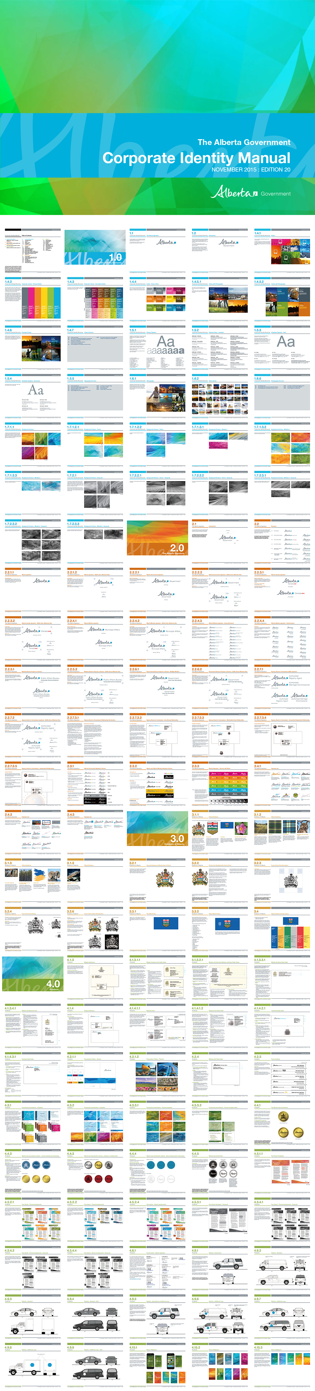 加拿大阿尔伯塔省alberta政府品牌VI手册