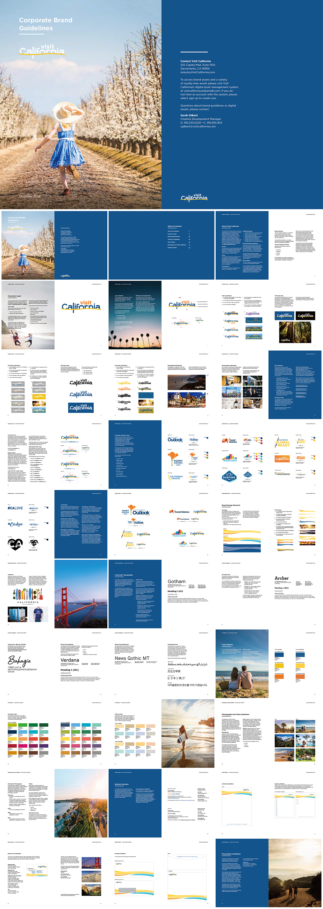 加州旅游局Visit California品牌VI手册
