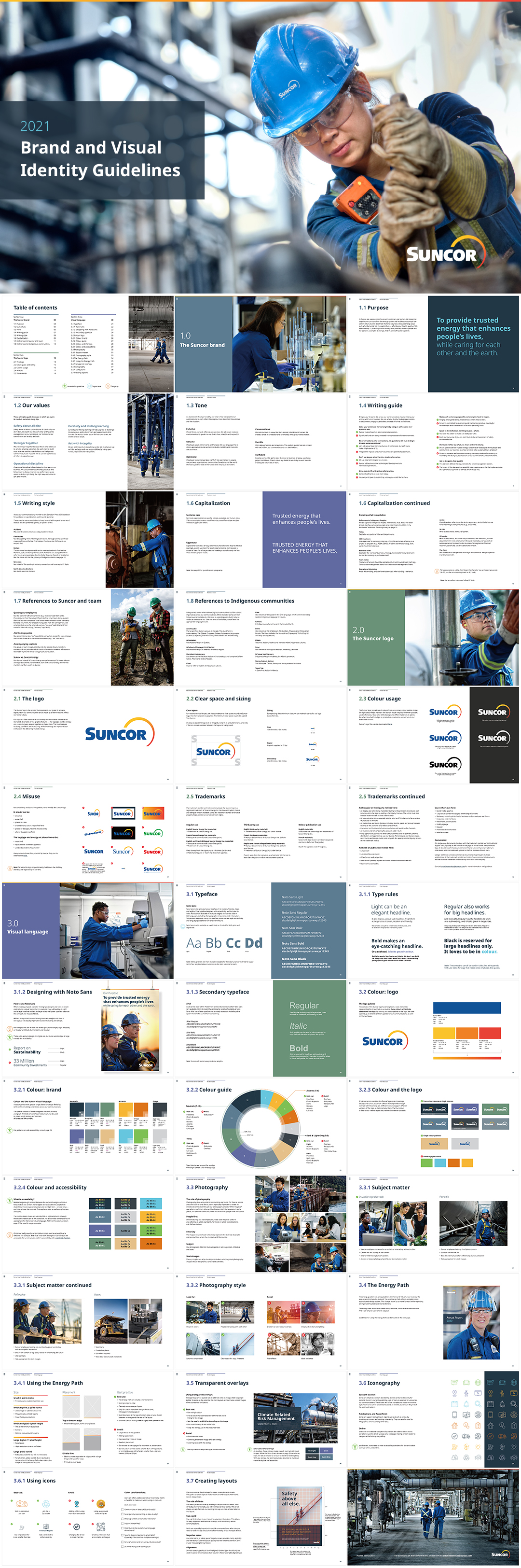 加拿大森科能源Suncor品牌VI手册