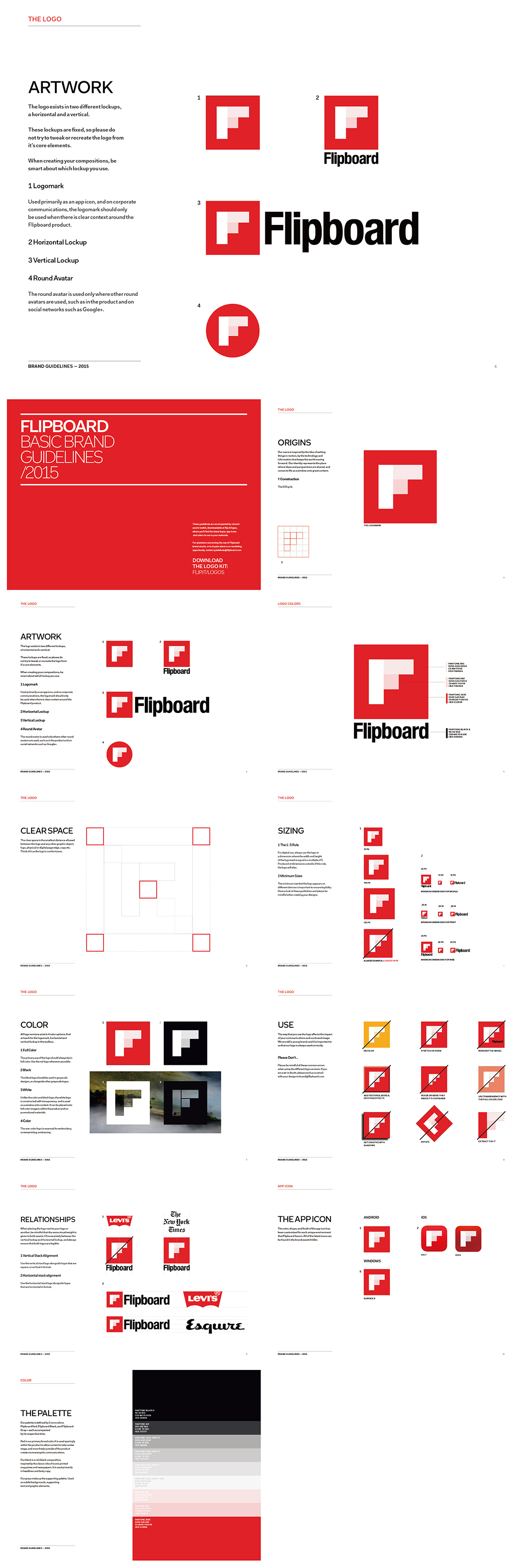 红板报Flipboard品牌VI手册