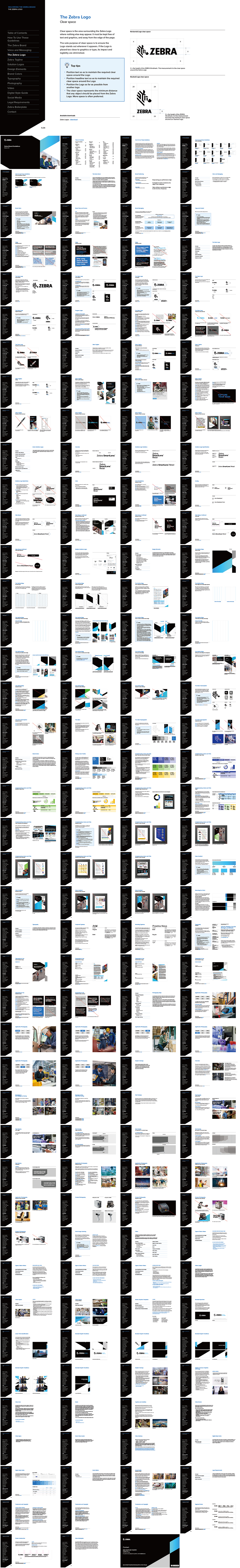 美国斑马技术zebra品牌VI手册