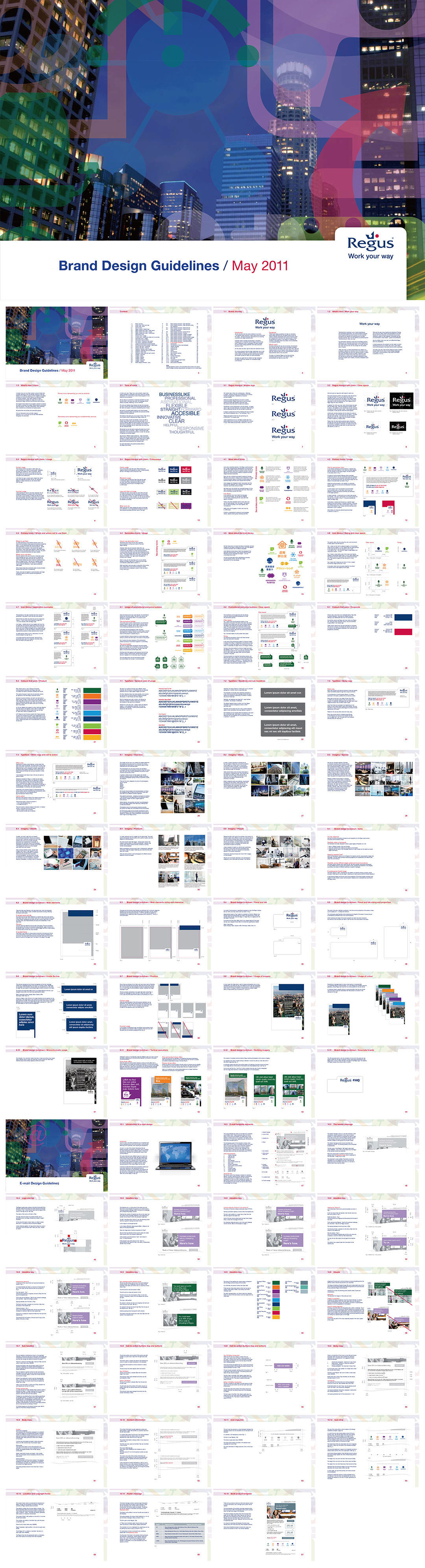 雷格斯regus联合办公品牌VI手册