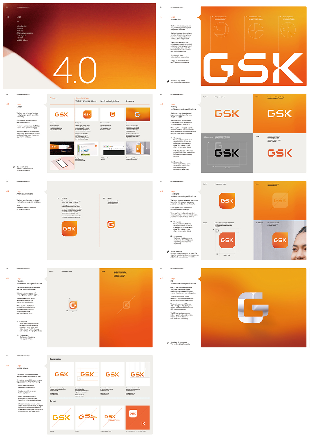 英国GSK葛兰素史克品牌核心部分