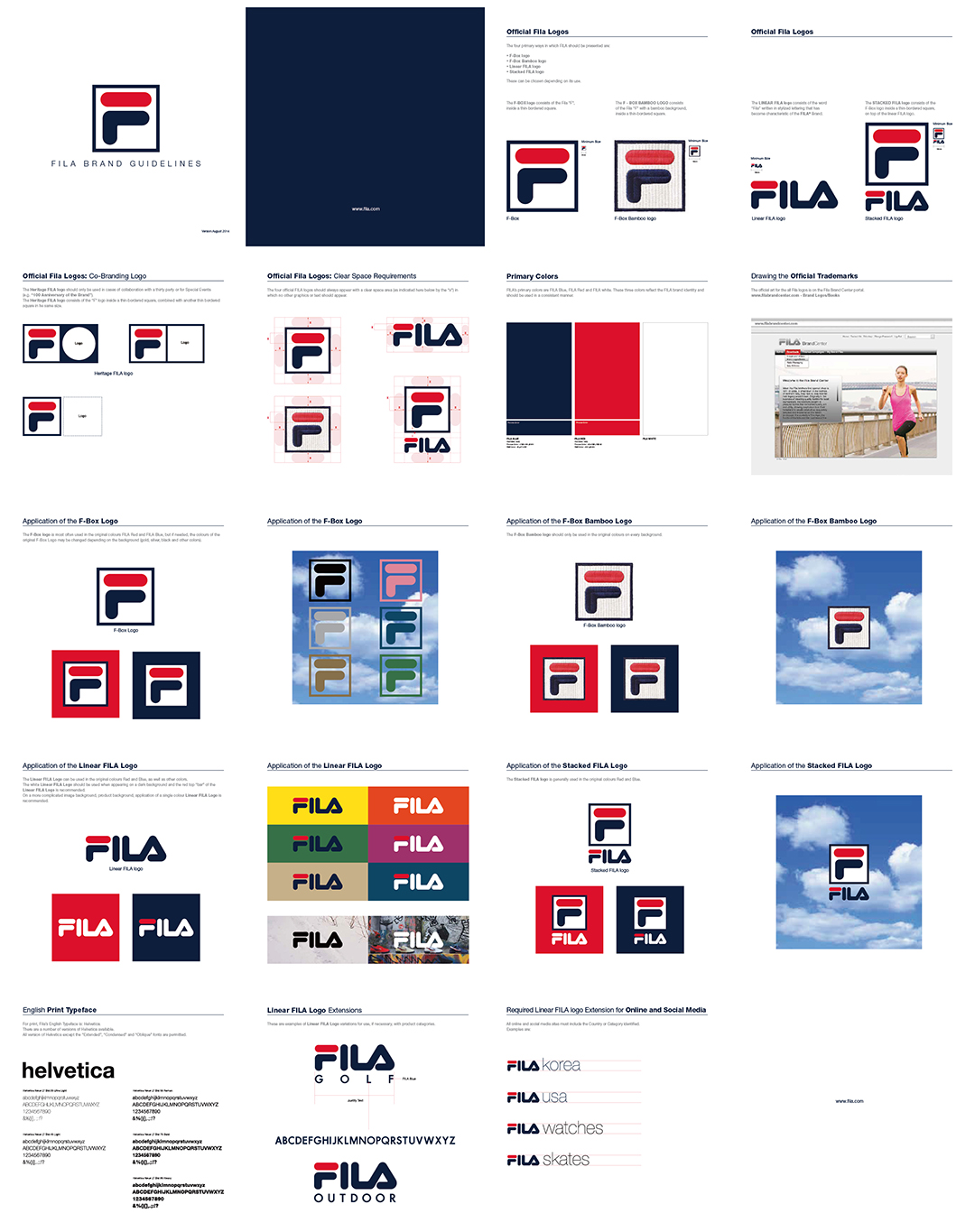 斐乐FILA品牌VI手册