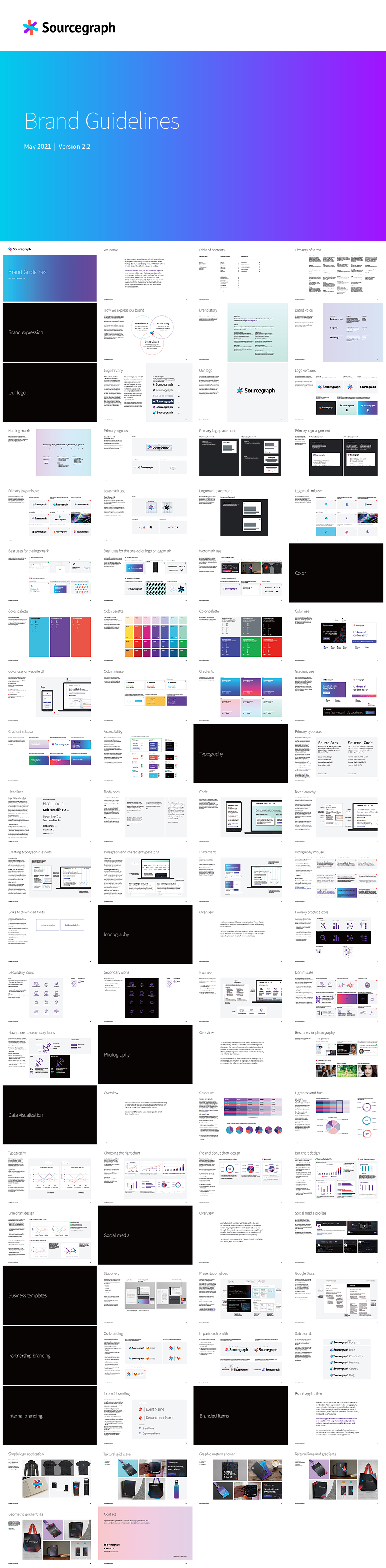 代码搜索引擎Sourcegraph品牌VI手册