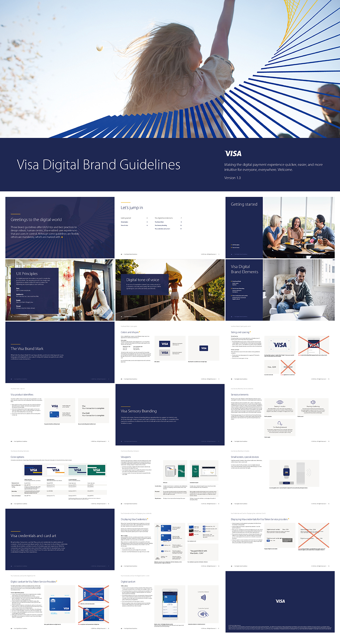 维萨VISA品牌VI手册