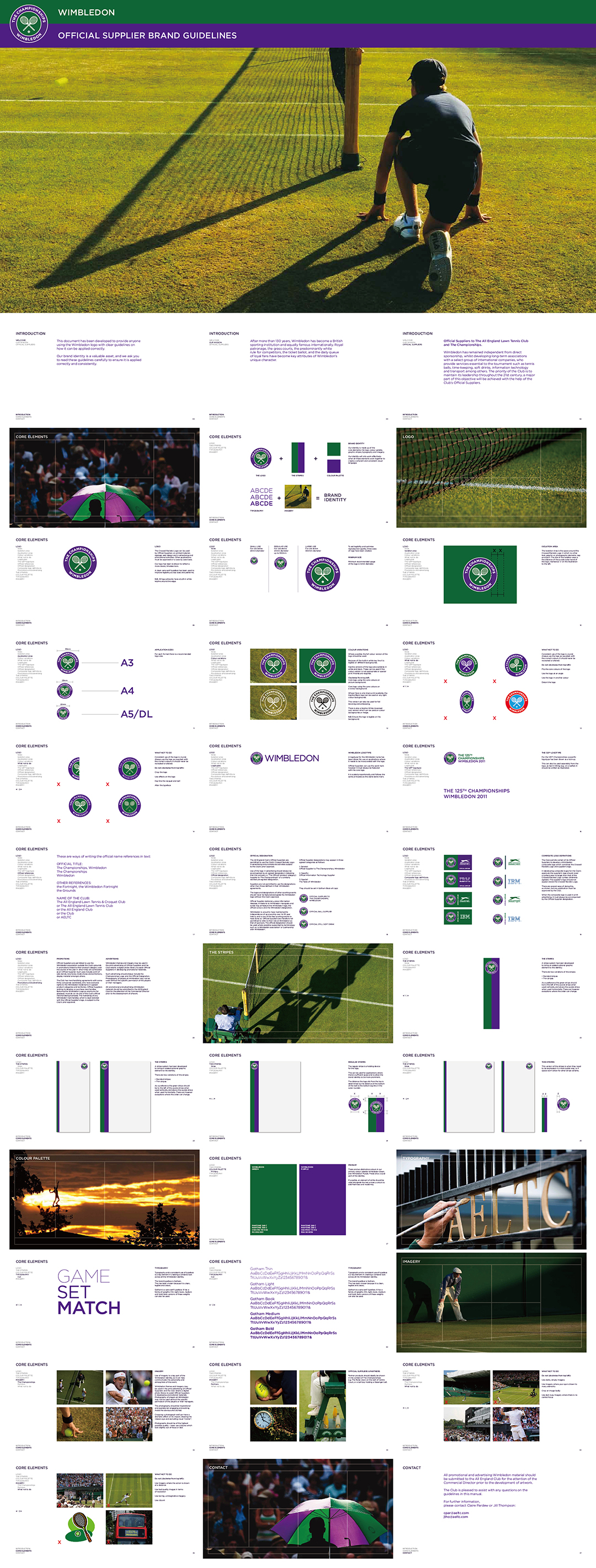 温布尔登网球锦标赛Wimbledon品牌VI手册