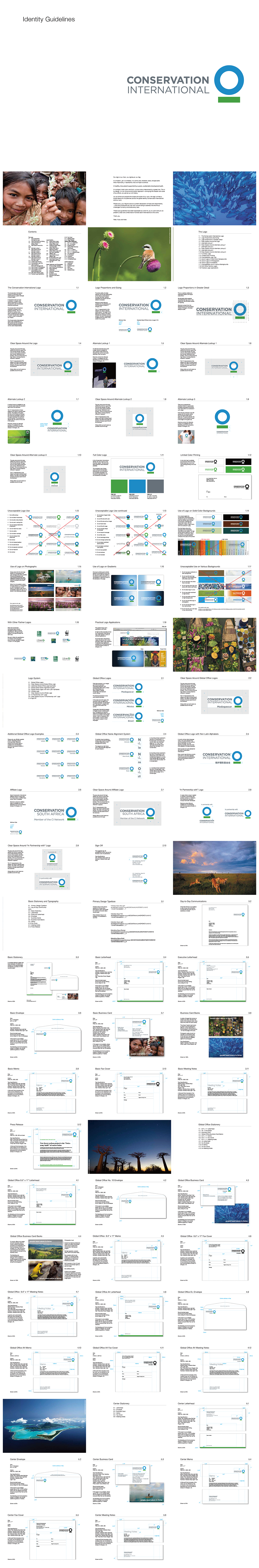 保护国际基金会CI品牌VI手册