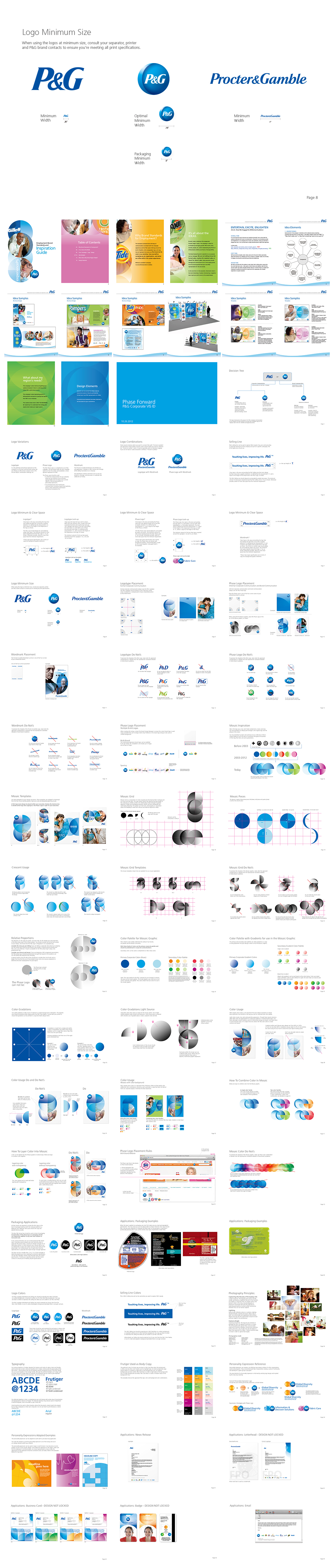 宝洁P&G新品牌视觉指导手册