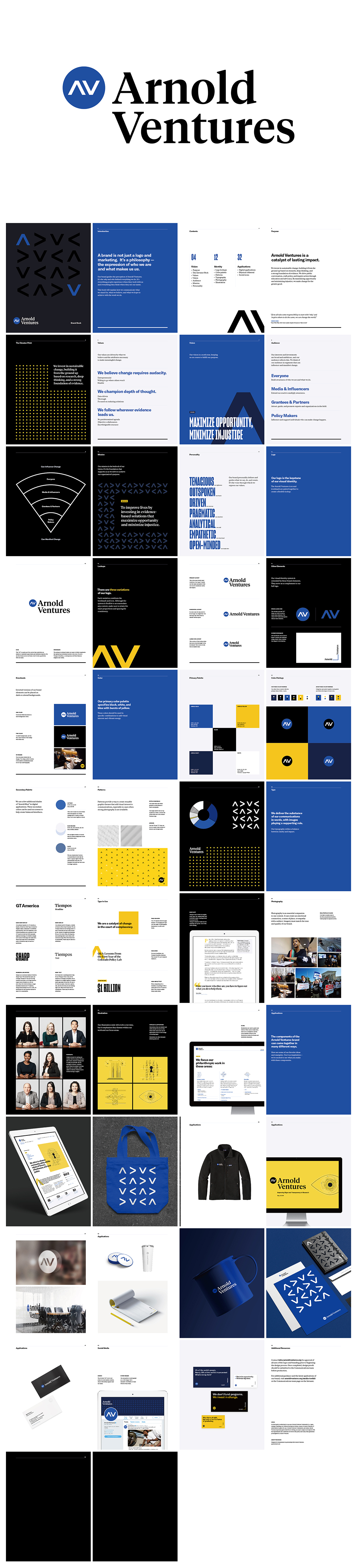 阿诺德创投Arnold Ventures品牌VI手册