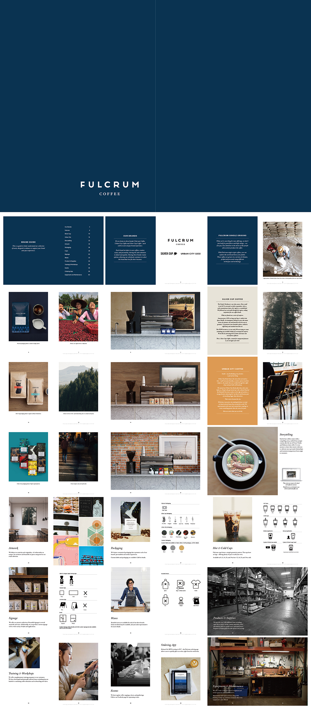 Fulcrum咖啡品牌手册