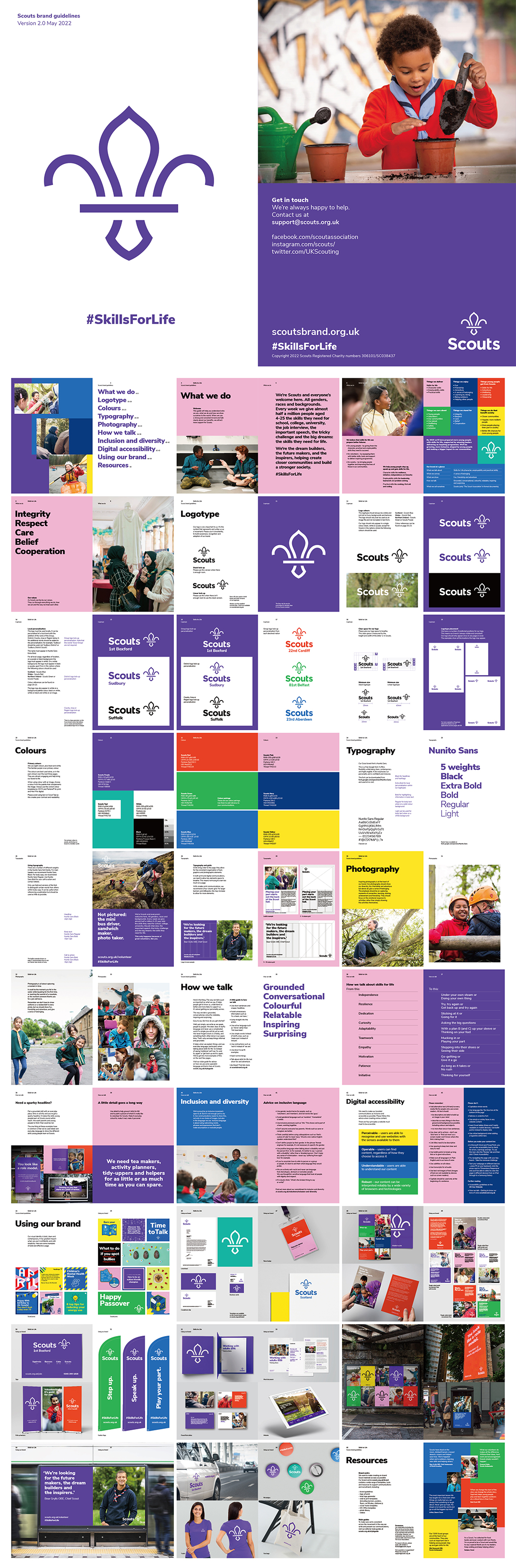 国际童军活动Scouting品牌VI手册