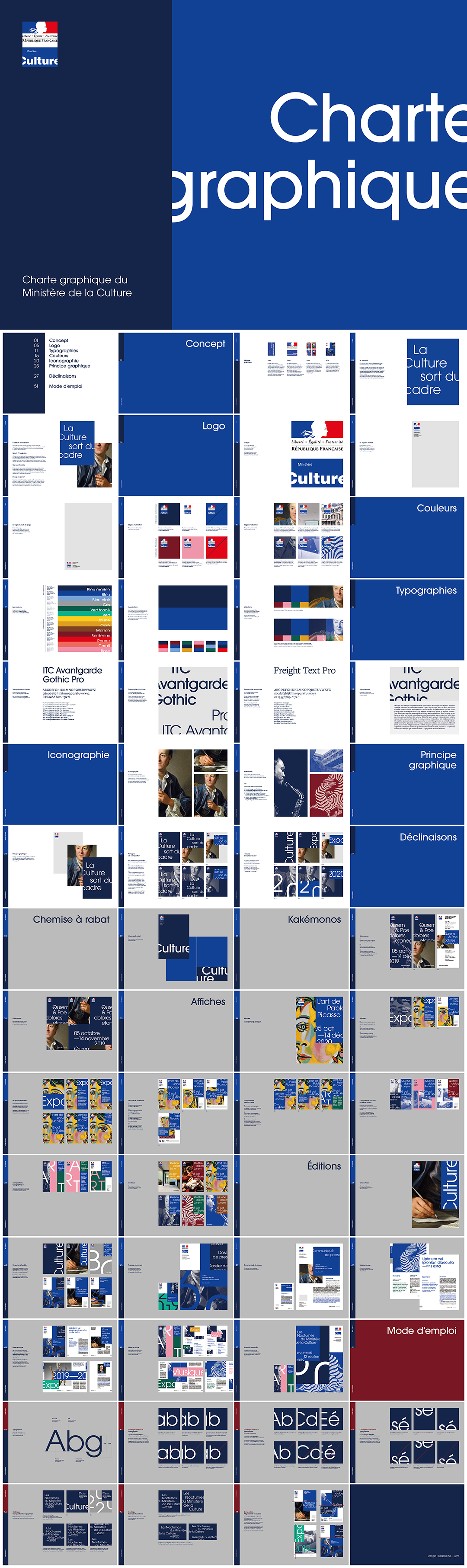 法国文化部Ministère de la Culture品牌VI手册